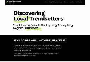 Regional Influencers - Regional Influencers is a platform that brings together a diverse range of content creators and influencers from different regions of India. It serves as a bridge between brands and regional influencers, enabling them to connect and collaborate for mutually beneficial partnerships.

The website also features a blog section that provides useful insights and tips for both influencers and brands on how to create effective collaborations and campaigns. Additionally, it offers a...