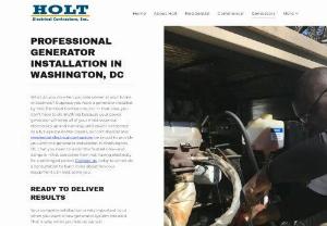 backup generator installation washington dc - Our firm provides electrical service, construction, and maintenance for residential and commercial customers. Additionally we offer generator sales, service, installation and DC electrician panel repair.