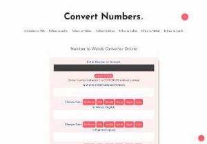Numbers to Words Converter - Using a converter tool is a convenient way to convert any number to its written form quickly and accurately.