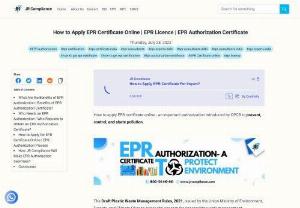 How to Apply EPR Certificate Online - JR Compliance Will Make EPR Authorization Seamless?
1- Our EPR consultants will file an application on your behalf to ensure the accurate submission of documents and other required information.
2- We will provide you with complete support in documentation and evaluation.
3- To meet the further requirements of the officials, we are the finest consultants in Delhi because we work closely with officials and other authorities.
JR Compliance - a team of the finest...