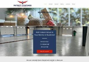 Patriot Coatings - Patriot Coatings provides the best concrete coatings & repair service in the industry. Epoxy floors are a thing of the past! We install a polyurea concrete coating 4x stronger and 15x more flexible than epoxy with a 15-year warranty, leaving you with the most durable floor for years to come.