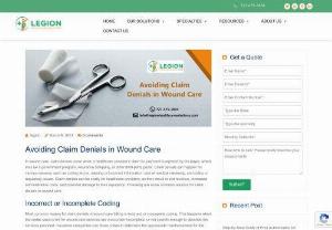Avoiding Claim Denials in Wound Care - In wound care, claim denials occur when a healthcare provider's claim for payment is rejected by the payer, which may be a government program, insurance company, or other third-party payer. Claim denials can happen for various reasons, such as coding errors, missing or incorrect information, lack of medical necessity, and policy or regulatory issues. Claim denials can be costly for healthcare providers, as they result in lost revenue, increased administrative costs, and...