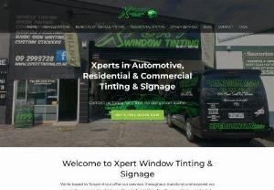 car tinting Auckland - Xpert Tinting car tinting Auckland we're based in Takanini but offer our services throughout Auckland and beyond, we specialise in providing high quality window tinting for all your vehicle, residential, commercial and automotive. If you have glass, we can tint it!