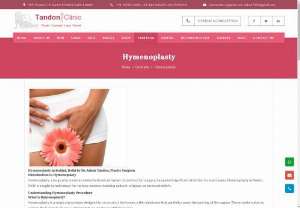 Hymenoplasty in Delhi - A hymen can rupture for any number of non-sexual reasons that shouldn't signal the end of your life or devalue you as marriage potential. Hymenoplasty in Delhi is a way to fix a broken hymen.