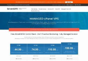 Managed cPanel VPS - MANAGED cPanel VPS
We will manage your cPanel server so you don't have to! From software updates, security patches, monitoring to 24/7 technical support, and much more. So you can focus doing what you're good at.