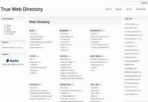 True Web Directory - Anyone who is slightly familiar with SEO knows that the key to getting good positions on the site in search engines is in back links, and the more such ones, the better. There are different ways to get backlinks to your site, and one of the most popular is the registration of your site's URLs in the site directories.

Registering a site in Web directories is useful for several reasons. It not only adds another valuable eternal link, but also makes your site accessible...
