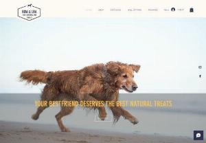 Bow & Leia's Natural Dog Treats - 100% Natural dog treats. No additives, or artificial colours or preservatives.