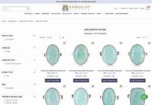 Shop Sterling Silver Amazonite Rings at Wholesale Prices from Rananjay Exports - Check out our broad collection of wholesale amazonite ring in 925 sterling silver from Rananjay Exports - India's most trusted wholesaler since 2013. We promise to offer quality products with reliable customer service. Order now!