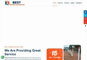 Best Fencing Contractors | Barbed Wires|Concertina coil Fencing - In Best Fencing Contractors in Salem Provides top Barbed Wires fencing, Concertina coil Fencing,PVC chain Link fencing & fencing post manufacturing service