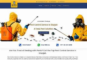 Sharjah Pest Control Company | pest control and cleaning services in Sharjah - Looking for Pest Control Services in Sharjah? Our team of experts will provide the best services to make sure your home is pest-free.