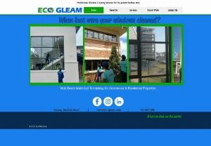 ECOGLEAM - Professional window cleaning services for residential and commercial properties in the greater Durban area. We use water-fed poles to access windows up to 5 floors. We also clean solar panels, signage and walls.
