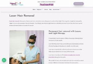laser hair removal in Jaipur - Kalpana Aesthetics - Laser hair removal is the process of permanent hair removal by means of exposure to pulses of laser light. One can go for a Laser hair removal in Jaipur to remove the unwanted hair permanently. These Highly concentrated light beams are selectively absorbed by the hair which heats up and destroys the hair follicle in a fraction of a second.