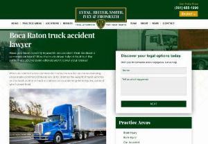 Lytal, Reiter, Smith, Ivey & Fronrath - Boca Raton Truck Accident Lawyer - When accidents include commercial trucks, the outcomes can be devastating. Since countless commercial trucks are 20 to 30 times the weight of most vehicles on the road, casualties in truck accidents can suffer long-term injuries, some of which prove fatal.
When you need assistance pursuing compensation through a personal injury claim, personal property claim, and/or a wrongful death claim, a leading Boca Raton truck accident lawyer at Lytal, Reiter, Smith, lvey & Fronrath is...