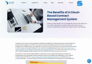 cloud based contract management software - Have you ever wondered how cloud computing might improve the success of a contract? This blog will explain the benefits of using a cloud-based contract management solution.