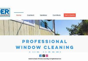 Ryder Window Cleaning - Ryder Window Cleaning has been providing professional window cleaning services to clients since 2015. Our quality services are unmatched and we provide our clients with the care they deserve. Contact us today to learn more about our window cleaning services!
