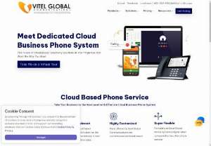 cloud based phone service for small business - Vitel Global has more products that can enhance your communication needs while at work, services like cloud pbx phone solutions, SIP trunking service, business cloud phone service, etc. The cloud PBX phone gains an upper hand over the traditional PBX services due to the cutting-edge technology which is associated with it. 
On the other hand, a sip trunk service provider can deliver better results by placing VoIP calls both in audio and video formats.