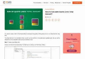 How to Calculate Quote Line's Total Amount? - A tutorial on how to calculate the quote line amount in Dynamics 365.