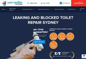 Blocked Toilet Repairs Sydney - Toilet blockages are a widespread plumbing problem, and when they occur, you need a skilled and licensed plumber to visit your property without delay. We at Gary Renouf Plumbing are a well-known plumbing company in Sydney. Our team of experienced plumbers handle all types of blocked toilet problems promptly. We are fully certified, and well-trained plumbers in Sydney, which means that you can trust us to handle the plumbing and blocked toilet repair correctly.