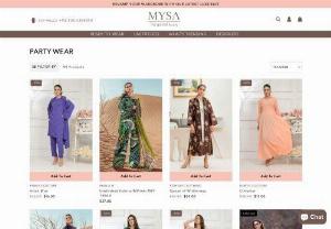 Shop Long Party Dresses for Women Online - Mysapk - Shop Long Party Dresses for Women Online from MysaPk. We have top Pakistani designer brands on board that are a perfect fit for party dresses. Order now!