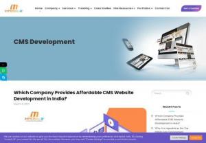 Which Company Provides Affordable CMS Website Development in India? - A content management system, or CMS, is only a piece of software that enables users to build and maintain websites without having to start from scratch or even have any programming knowledge. Using an intuitive interface, a CMS Development Company for website creation enables you to create, manage, update, and publish content. Instead of writing code, you can alter the look and feel of your website by downloading or buying themes and plugins. Among other things, you can...
