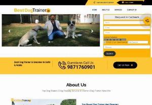 Dog Trainer in Greater Noida | 9871760901 Dog Trainer At Home Near Me - Dev Rawat has been training dogs for the past 25 years. Dev Rawat head Dog Trainers Groomers is a Passionate Dog trainer and dog lover. He was trained more than 5000+ dogs & 1800+ Customers His method include positive reinforcement He believes that dogs learn good behavior by being rewarded for doing well. And punishment for them doesn't have to come in the form of physical force. Positive reinforcement include verbal cues, Hand signals, treats, toys, even Games that.