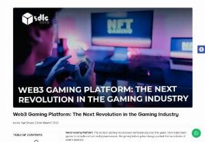 WEB3 GAMING PLATFORM | WEB3 GAMING INDUSTRY - Web3 Gaming Platform is a gaming platform that is built on blockchain technology, which allows for decentralized, transparent, and secure gameplay. Unlike traditional gaming platforms, web3 gaming platforms use non-fungible tokens (NFTs) and smart contracts to enable gamers to own in-game assets and earn cryptocurrency rewards.

The Web3 Gaming Industry is an emerging sector within the broader blockchain industry that focuses on developing and implementing...