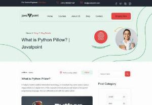 What do you understand by the term Python pillow? - Python Pillow is a powerful image-processing library that provides developers with a wide range of functionalities for working with images in Python. Its popularity and ease of use make it a popular choice for many applications that require image processing capabilities.