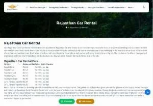 Screenshot of Jaipur Car Rental and Tour Services