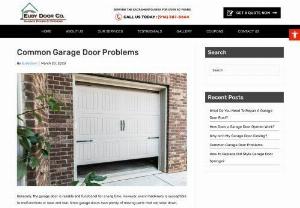 Common Garage Door Problems - Garage doors are crucial but the most negligible part of your home. If you find your garage producing an unusual noise or moving slower than usual, you should contact a professional to fix it. Keep reading for detailed knowledge of common garage door problems.