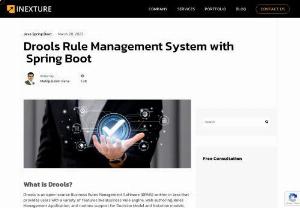 Drools Rule Management System with Spring Boot - Drools is a business rule engine. This means when you need rules in your application your mind should at least think of drools for a bit.