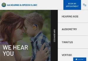 AA Hearing & Speech Clinic - A complete Audiological clinic providing services for Hearing & related problems. All Basic & Advanced hearing tests and protocols to assess your Hearing, and we provide the best possible treatment for the same. A Balance speciality clinic, that assess helps Assess and Treat conditions such as Vertigo, Giddiness, Dizziness etc. Speech & related services - Speech, Voice, Swallowing, Stuttering & Stammering Assessment & Therapy.