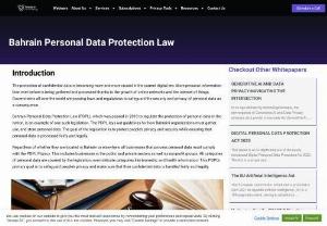 Bahrain Personal Data Protection Law - Tsaaro - The Bahrain Personal Data Protection Law regulates the processing of personal data in Bahrain.The Law also establishes the rights of individuals with respect to their personal data.