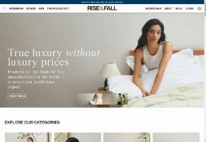 Rise and Fall is an e-commerce website - Rise and Falls provides products based on the new trending fashion, allowing you to buy products online at affordable prices. 

You can also buy luxury bedsheets and pillows from it, contact us to buy trending fashion clothing and home accessories. 

The interface of this website is simple which can be used easily by even a layman. Here you get many varieties to choose the best product. So that you can buy the goods of your choice.