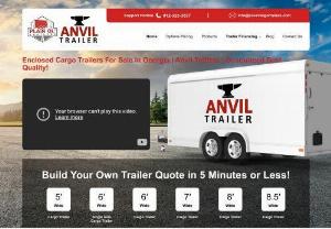Anvil Cargo Trailers - Anvil Cargo has teamed with Anvil Cargo Trailers to help out with the build of a trailer that will get the task done and not break the bank. Anvil Cargo has great reviews and best cargo trailers for sale for the money. Our company is in South Georgia, located in Douglas between Fitzgerald, Ocilla, and Pearson. We can help you retain your toys or tools dry.