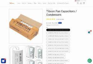 Tibcon 2.5 MFD Condenser Price | Buy Tibcon Condenser At Wholesale - Open media 1 in modal
ABC ELECTRICALS

Tibcon Fan Capacitors 2.5 MFD (OIL TYPE) - High Quality Fan Capacitors - 50 Piece Box
Regular priceRs. 1,020.00
Shipping calculated at checkout.
Size
Can Size (27mm X 52mm)
Material
Oil Type
Quantity
Decrease quantity for Tibcon Fan Capacitors 2.5 MFD (OIL TYPE) - High Quality Fan Capacitors - 50 Piece Box
1
Increase quantity for Tibcon Fan Capacitors 2.5 MFD (OIL TYPE) - High Quality Fan Capacitors - 50 Piece Box

Add...
