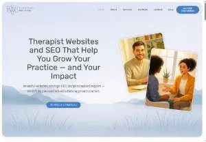 Screenshot of Online Therapy Website Design Services