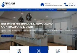 Basement Finishing Utah - Basement Builder Utah offers basement finishing services all over Utah County, Salt Lake, Wasatch, and Park City. Call us!