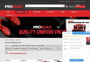 High Quality Wrenches Manufacturer＆Supplier - Probuilt Tools - Probuilt is a high-quality wrench manufacturer and supplier, producing high-quality wrenches and wholesale wrenches in large quantities.