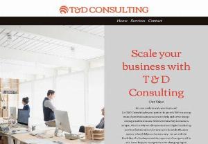 T & D Consulting - Let T&D Consulting be your partner in growth. We're a young team of professionals passionate to help and serve change among small businesses. We know that every business is unique, which is why we offer personalized digital marketing services that are tailored to your specific needs. No more agency-related delays or bureaucracy - we provide the flexibility of a freelancer and the expertise of an agency all in one. Let us help you navigate the ever-changing digital landscape...