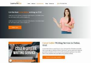 Best Cover Letter Writing Services in Dubai, UAE | LearnwithFaiz - Are you looking for a professional cover letter writing service in Dubai? LearnwithFaiz will help you because it is an important document when applying for a job. Learnwithfaiz provides best Cover Letter Writing Services in Dubai UAE.