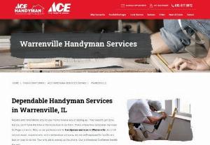 local handyman services in Warrenville - When you need handyman services, rely on the experts at Ace Handyman to remodel and repair your home. No job too big or too small. We guarantee our work!