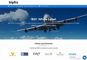 B2C White Label - TripFro is one of the leading travel technology companies that develops the best Online travel booking portal for travel agents and tour operators to enhance their booking with brand awareness and complete their business goals.
TripFro White Label Travel Portal is a single click solution for travel agents willing to show Bus, Flight, Hotel, car, Holiday Packages into our websites. The clients can gain the several inventory sources for their bookings conveniently. Dynamic...