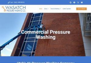 Wasatch Pressure Washing - No job too big or too small. We specialize in construction pressure washing, building maintenance, and home soft washing. Call us today for a free bid.