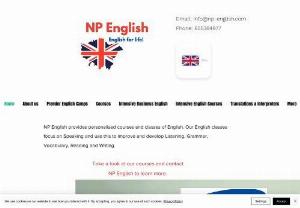 NP English - NP English offers personalized English courses and classes. Our classes focus on oral expression and use it to improve and develop listening comprehension,