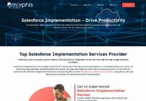 Salesforce Implementation Services - Get Expert Help - Our Salesforce implementation services are designed to help businesses of all sizes get the most out of their investment in Salesforce products. Our team of experienced professionals can help you with everything from initial setup and configuration to ongoing maintenance and support. Whether you're just getting started with Salesforce or you're looking to optimize your existing implementation, we're here to help.