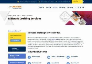 Millwork Drafting Services, Millwork Shop Drawings, drafting services - Milestone Provides Millwork drafting Services and casework- millwork shop drawings to furniture manufacturers, Architects, woodworkers & cabinet makers at cost-effective prices.