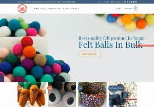 The Xenium Crafts - Best High Quality Handmade Felt Dryer balls and items from Nepal - The Xenium Crafts are the leading manufacturer, wholesaler, and exporter of the best premium quality felt products from Nepal. We are one of the best names in high felt manufacturing companies in Nepal, providing you with the best felt products, including Home Decor, Felt Shoes, Felt Cat Caves, Felt Cat Houses, Felt Rugs | Felt Ball Rugs, Colorful Felt Balls, Felt Bags, Cat Caves and many more felt products. With the increasing demand for Felt Nepals Handicraft Products worldwide.