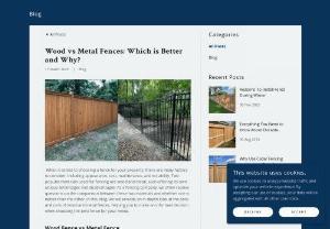 Wood vs Metal Fences: Which is Better and Why? - Discover the pros and cons of wood and metal fences. Make an informed decision for your property with our expert insights on appearance, cost, maintenance, and durability. Read now to choose the best fence for your needs!