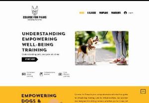Interactive Dog Learning | Course For Paws - Course for Paws is an innovative online dog training platform designed to help pet owners build strong, lasting bonds with their furry companions. Our comprehensive, avatar-led learning programs cover essential dog training topics such as obedience, behavior modification, health, and canine psychology. By offering flexible, convenient, and cost-effective solutions, we empower dog owners to master essential skills and techniques at their own pace. Our mission is to enhance the lives of...