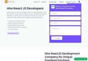 Reactjs Development Services with Whitelotus Corporation in Seattle - Washington, USA - At Whitelotus Corporation, we understand the importance of having a high-performing web application that can keep up with the ever-changing demands of the market. Hire the best React JS developers who are skilled in developing top-notch web applications. Our developers have years of experience in building custom React JS solutions for businesses of all sizes. 